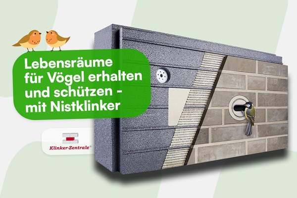 Naturschutz in Stein gemeißelt: Die Klinker-Nistkästen von der Klinker-Zentrale GmbH