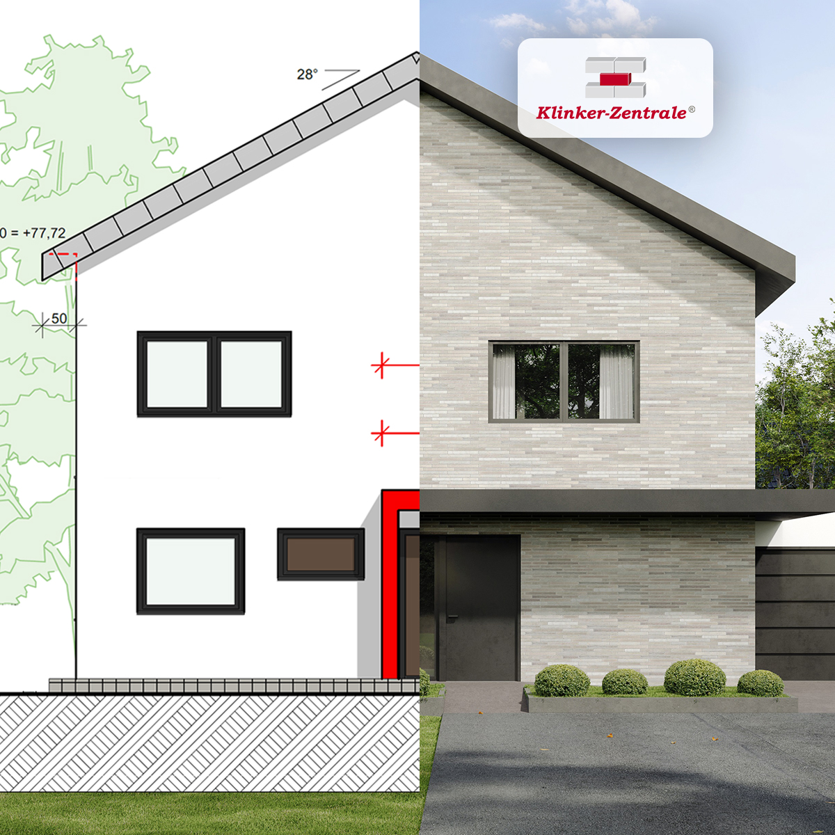 Bild zum Blogpost Fassaden-Visualisierung – So finden Sie die perfekte Klinkeroptik für Ihr Zuhause