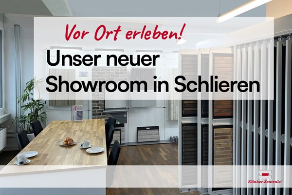 Neuer Klinker-Showroom in Schlieren (Schweiz)
