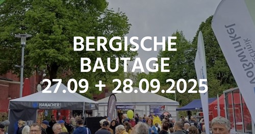 Bergische Bautage 2025 mit der Klinker-Zentrale GmbH